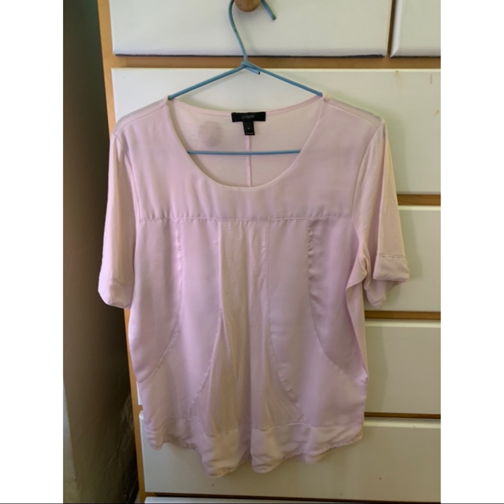 Sheer Pink J Crew Top